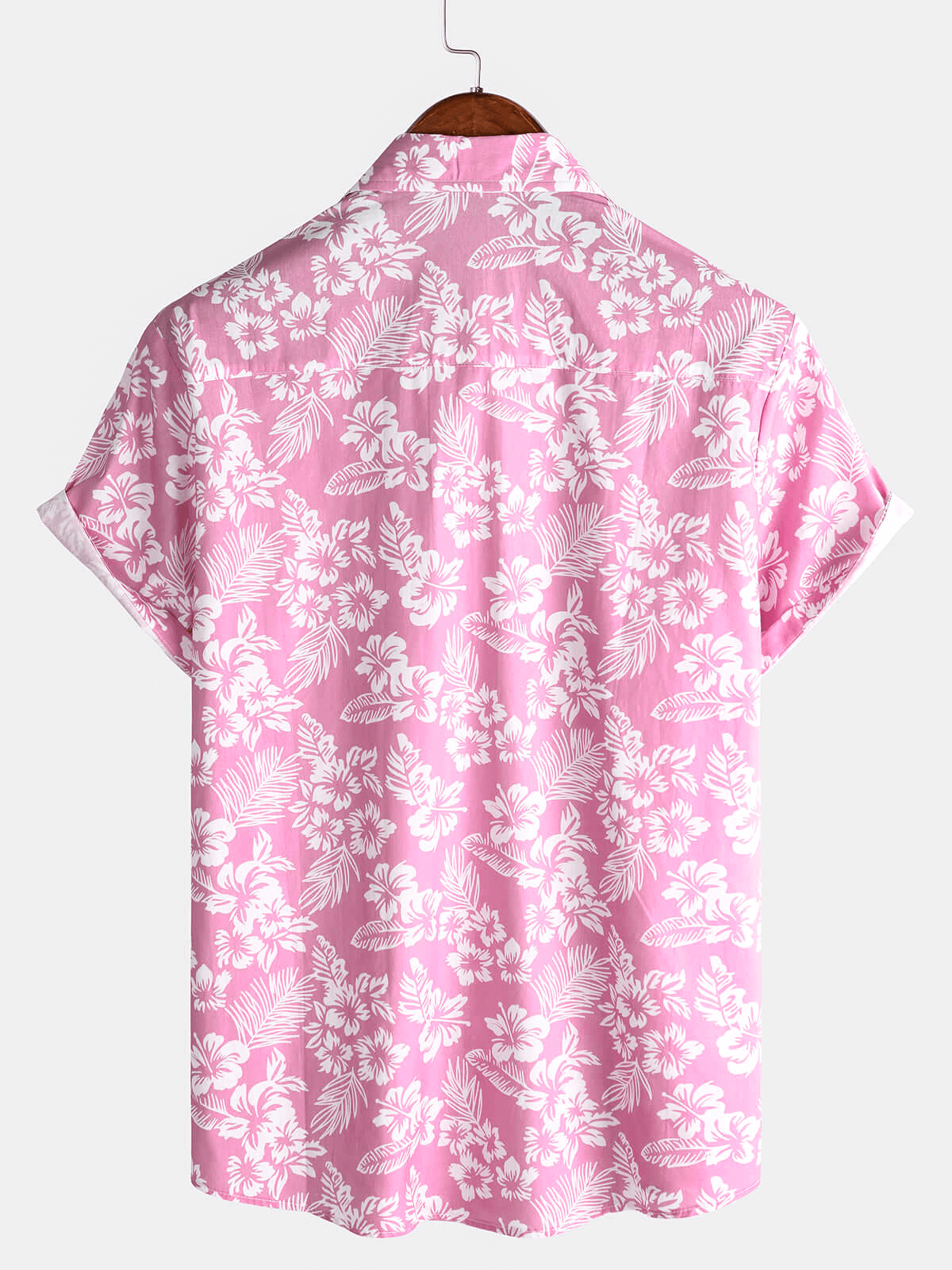 MaisonNox® | Hawaïblouse met korte mouwen en bloemenpatroon