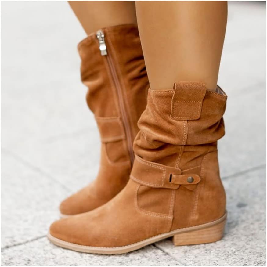 MaisonNox® | Stijlvolle Suède Knieboots
