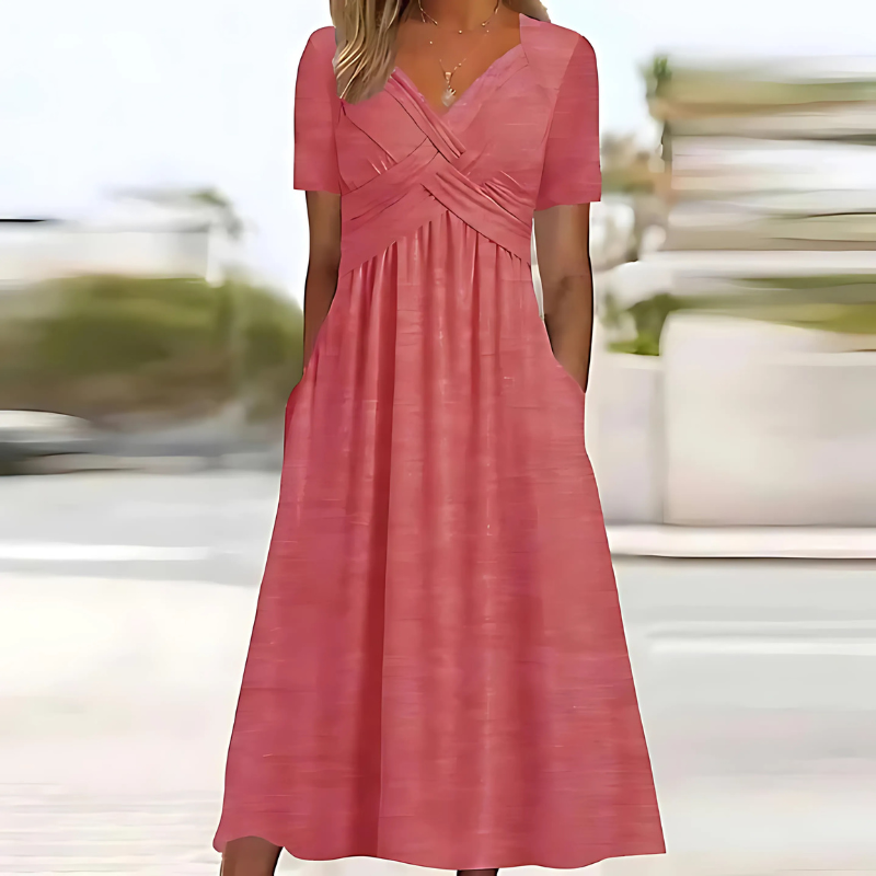 maisonnox® | Elegante Jurk met Flatterende Buikbedekking