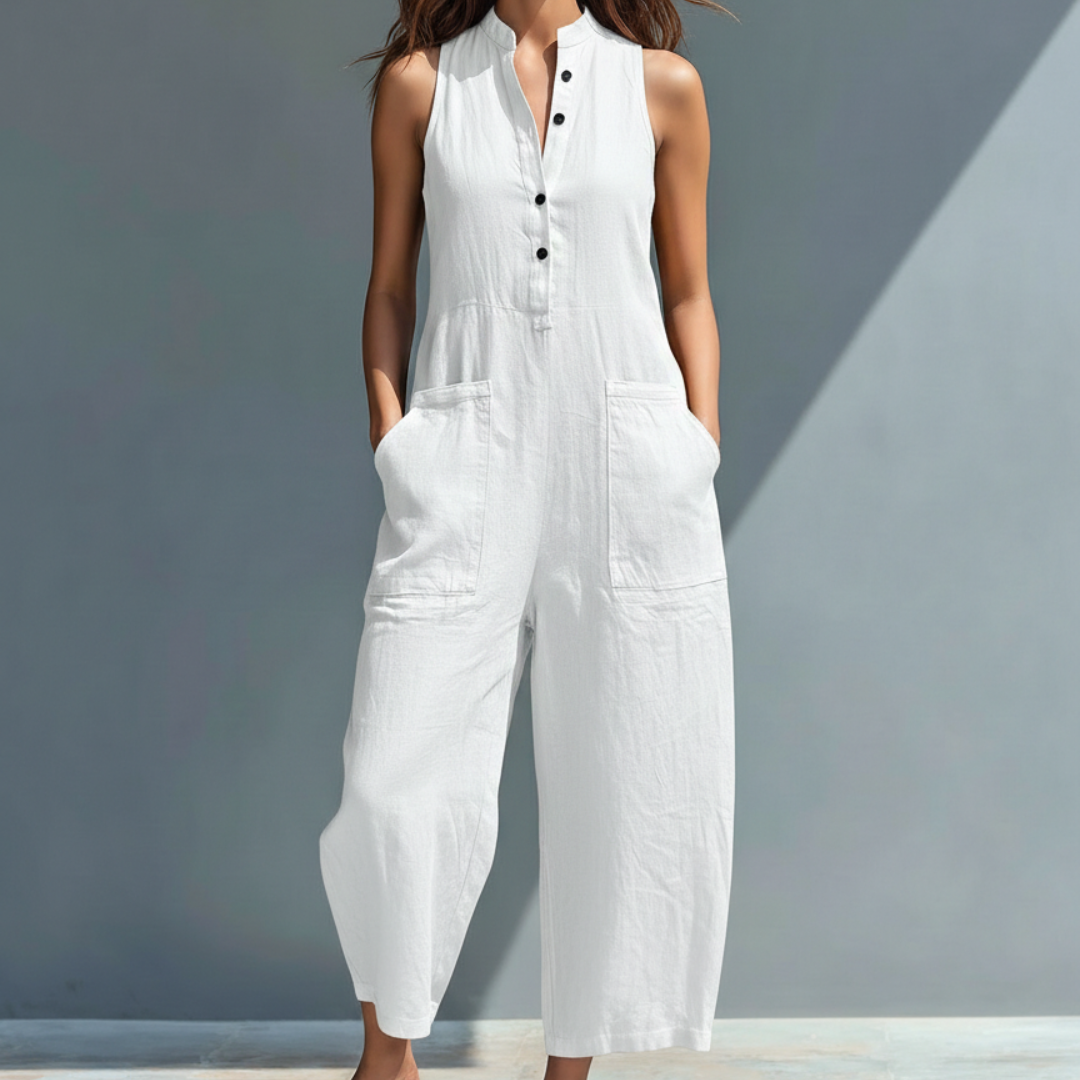 maisonnox® | Elegante mouwloze jumpsuit