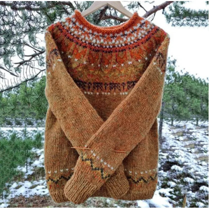 MaisonNox®– Warme trui met klassieke winterdetails