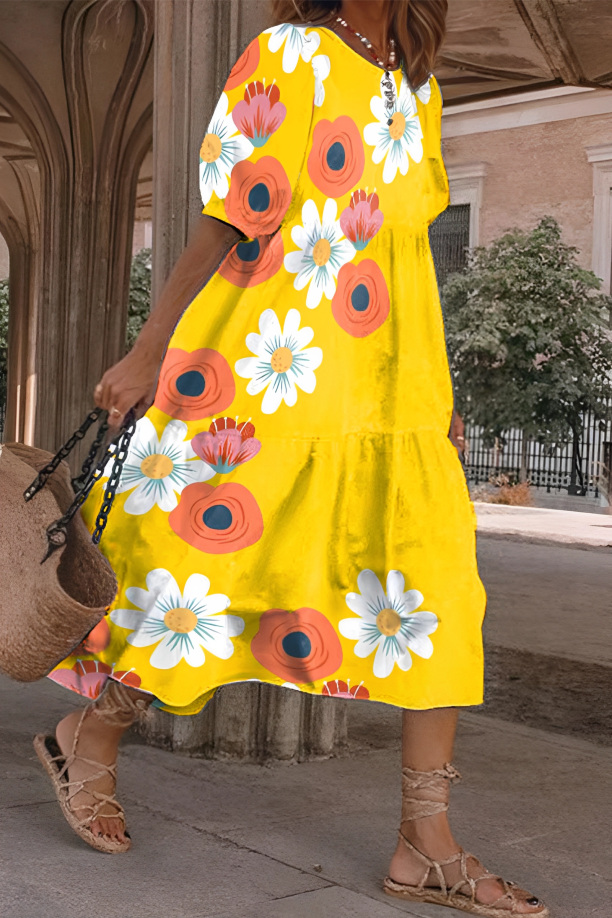 MaisonNox® | Elegante en Comfortabele Midi Jurk
