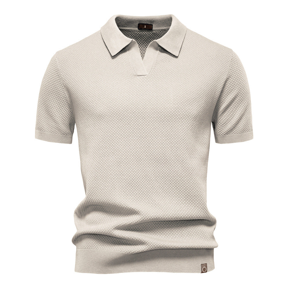 MaisonNox® | Elegante polo met korte mouwen