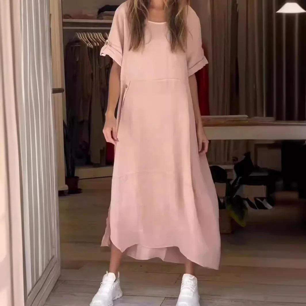 MaisonNox® | Elegante en Casual Jurk met Knopen