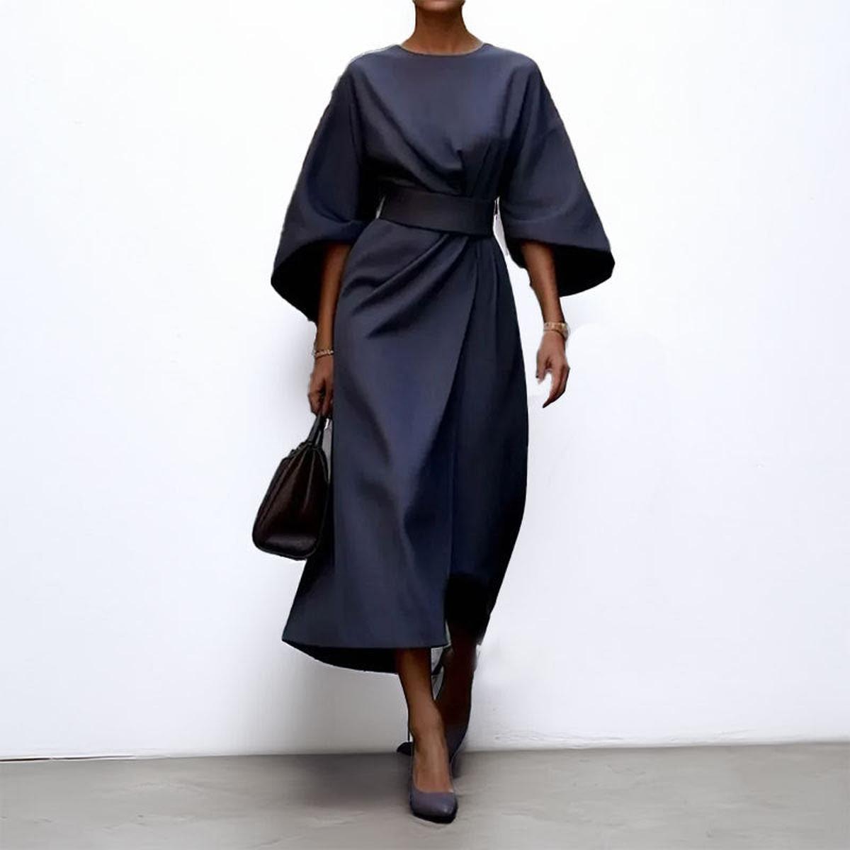 maisonnox® | Maxi-jurk met kimonomouwen