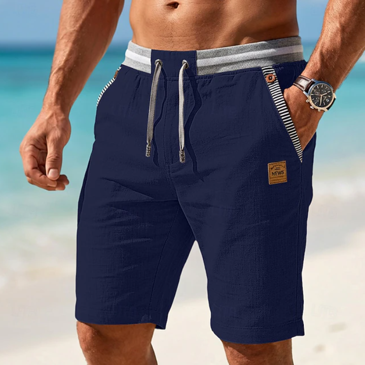 maisonnox® | Heren Lichtgewicht Linnen Zomer Shorts