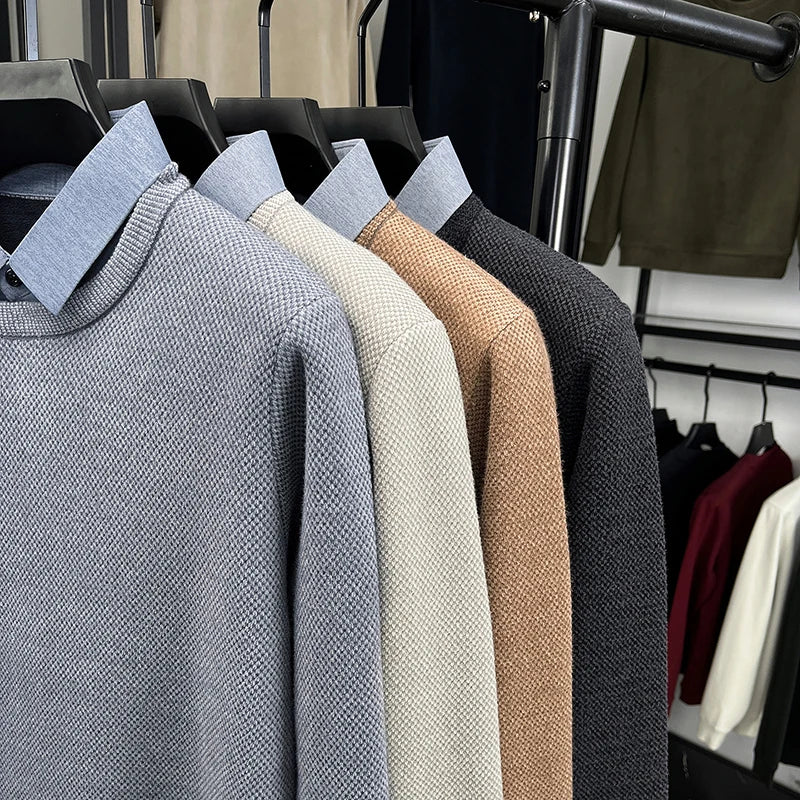 MaisonNox®| Herentrui voor Slimme Laagjeslook en Comfort zonder Gedoe