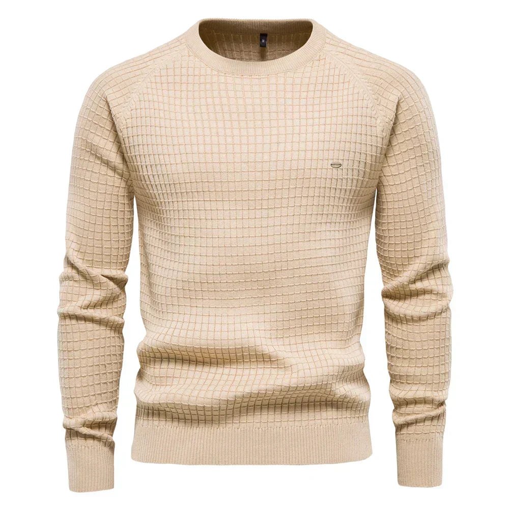 MaisonNox®| Herentrui met ruitpatroon