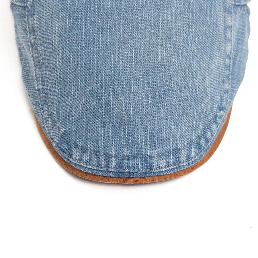 maisonnox® | Premium Denim Flat Cap (tijdelijk 1+1 gratis)