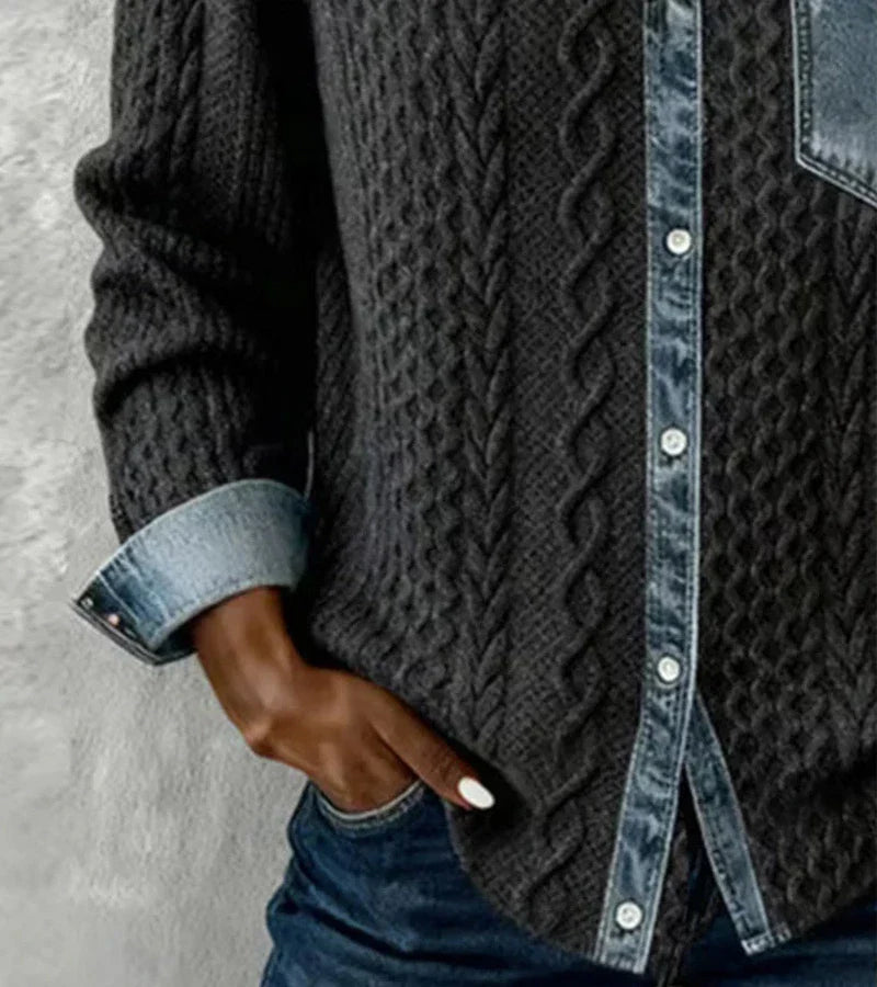 MaisonNox® | Gebreide Top met Warm Comfort en Tijdloze Chic voor Elke Dag