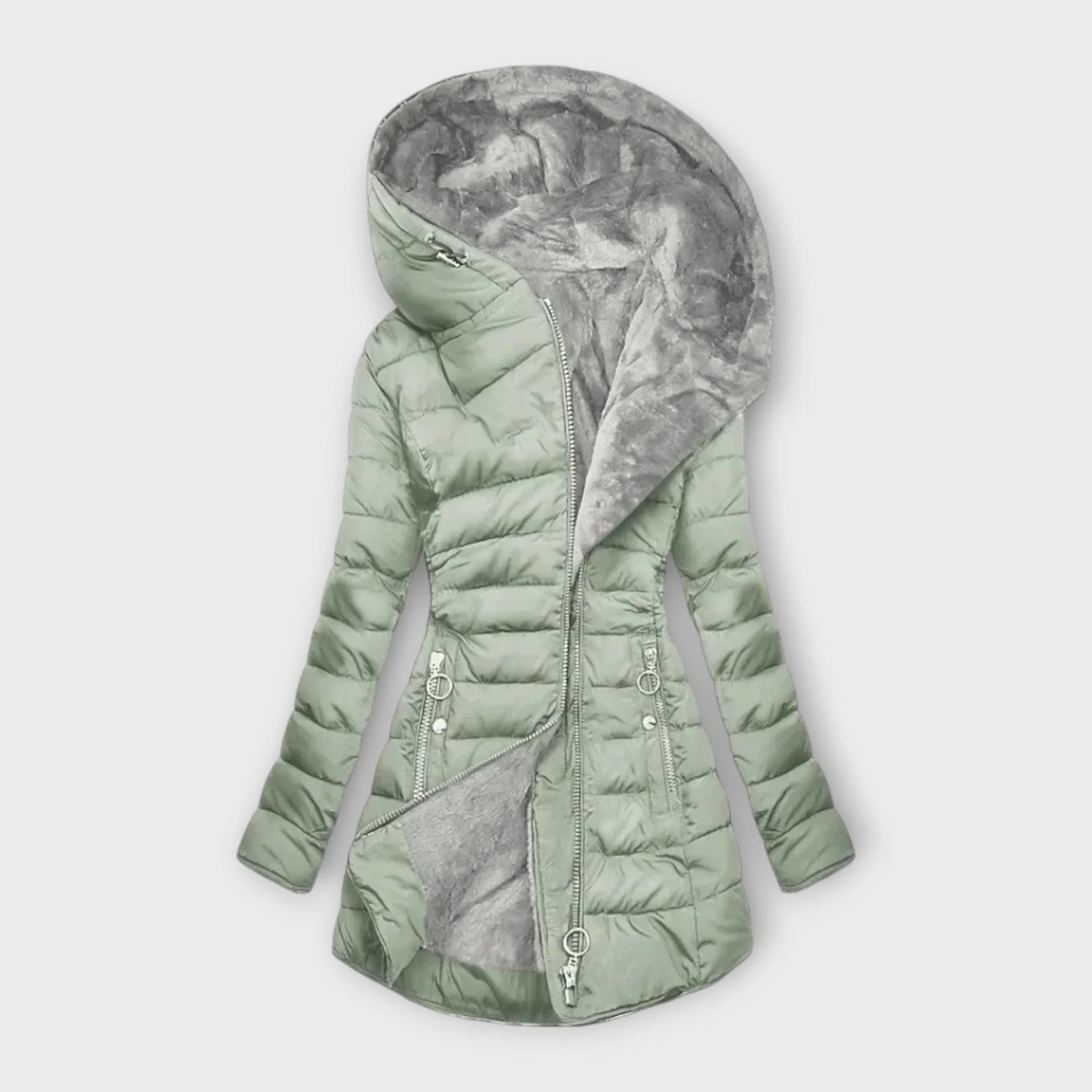 MaisonNox® | Gewatteerde jas met fleece voering