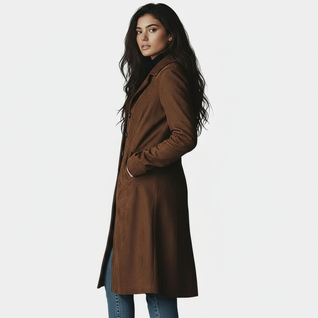 MaisonNox® | Lange Jas met Tijdloze Elegantie en Comfort voor Dag en Stad