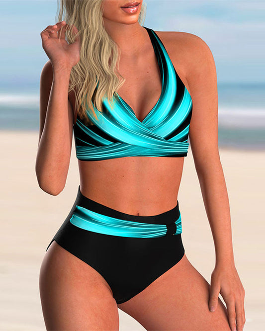 MaisonNox® | Elegante Bikini met Levendige Print