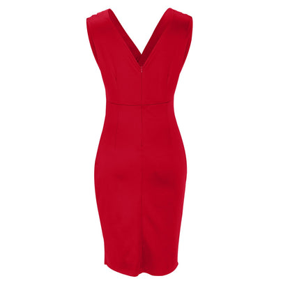 MaisonNox® | Elegante Jurk met V-hals en Chic Split