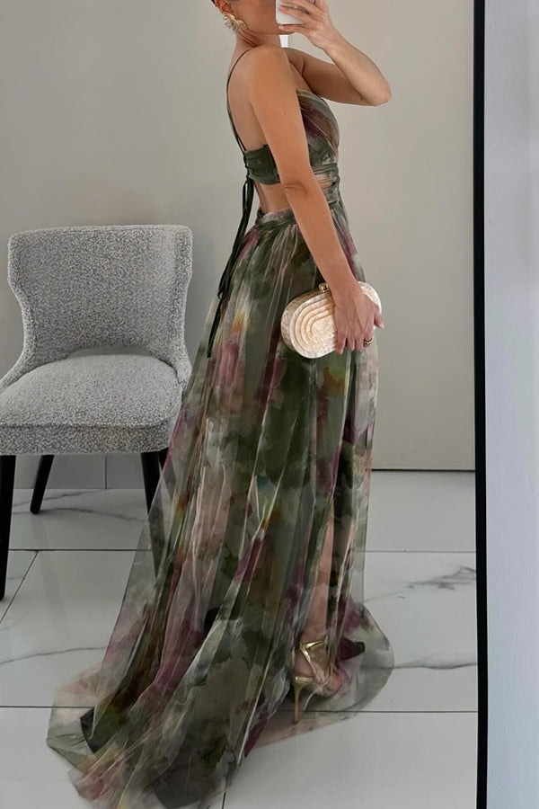 MaisonNox® | Maxi Boheemse Jurk met Romantische Bloemenprint