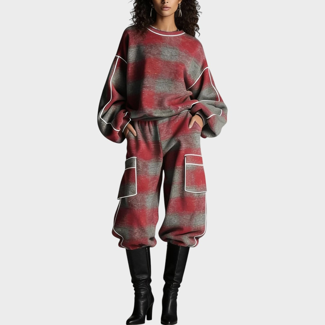 MaisonNox® | Jersey- en Broekset met ultiem comfort en flatterende look voor dagelijks en reizen