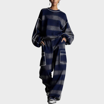 MaisonNox® | Jersey- en Broekset met ultiem comfort en flatterende look voor dagelijks en reizen