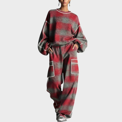 MaisonNox® | Jersey- en Broekset met ultiem comfort en flatterende look voor dagelijks en reizen