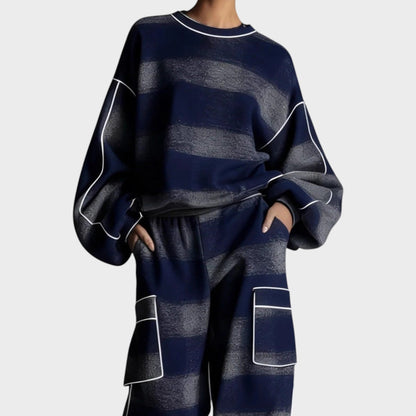 MaisonNox® | Jersey- en Broekset met ultiem comfort en flatterende look voor dagelijks en reizen