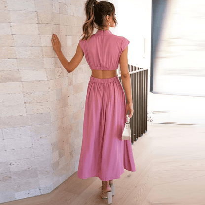 MaisonNox® | Elegante en Vloeiende Lange Jurk voor Elke Gelegenheid
