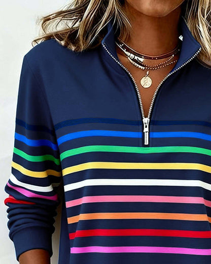 MaisonNox®| Casual Sweater met Comfort en Kleurrijke Stijl voor Elke Dag