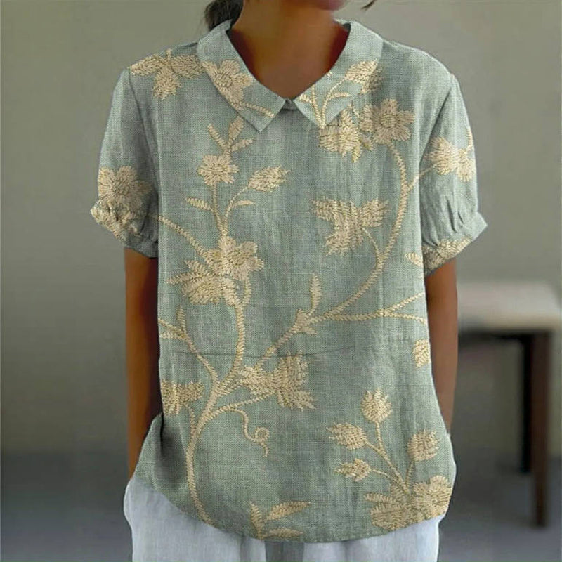 maisonnox® | Vintage Bloemenprint Blouse
