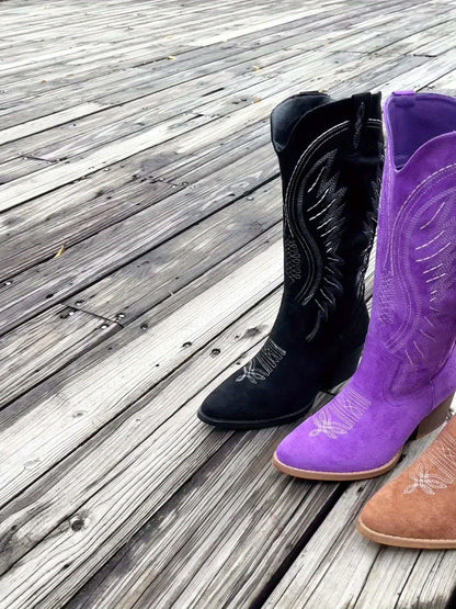 MaisonNox® | Midnight Suede Boots