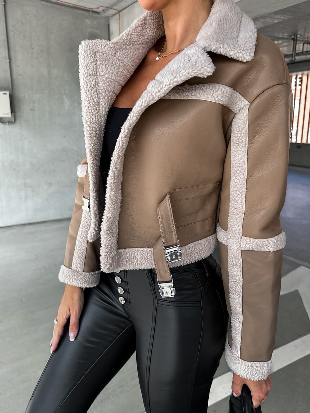 MaisonNox® | Bont leren jas