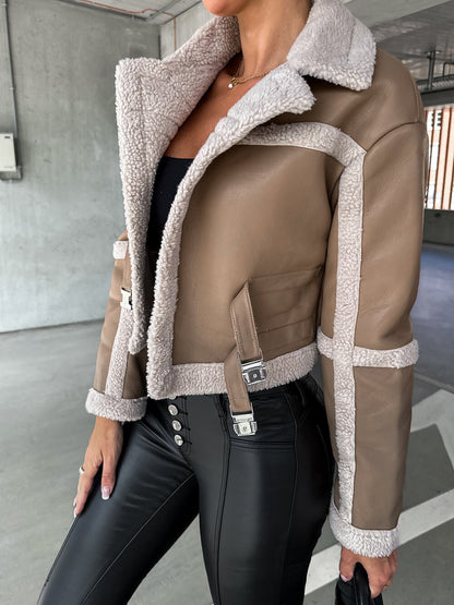 MaisonNox® | Bont leren jas
