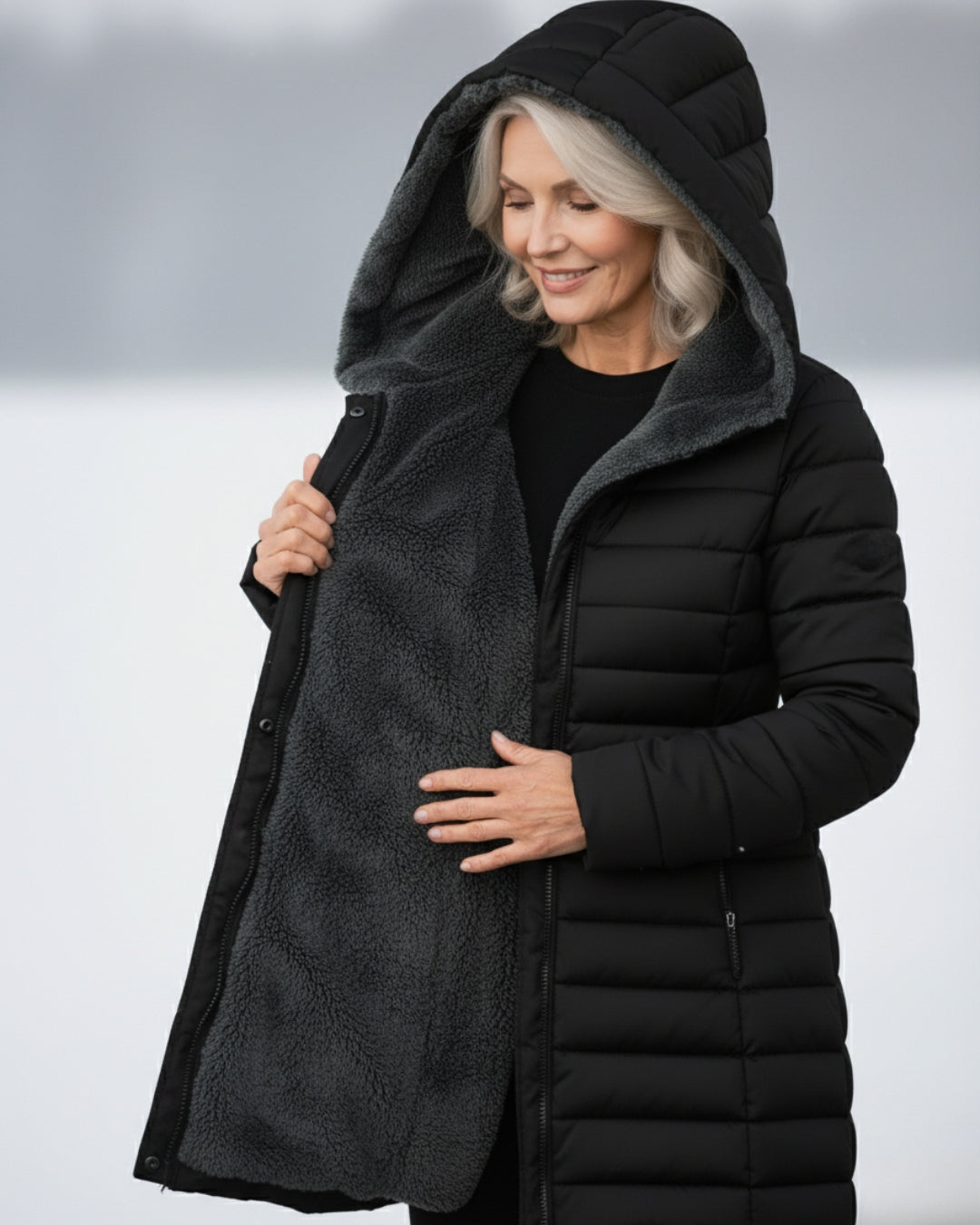 MaisonNox®| Pufferjas gevoerd met fleece
