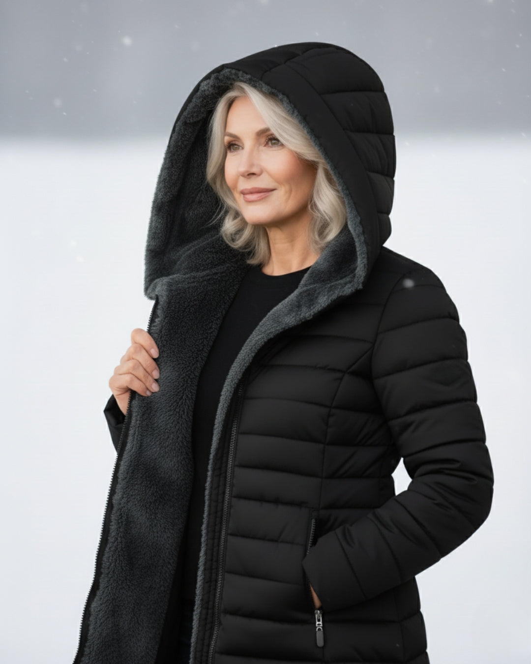 MaisonNox®| Pufferjas gevoerd met fleece