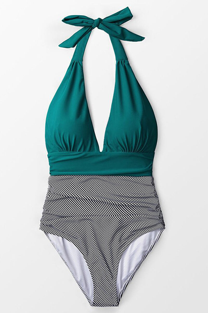 MaisonNox® | Corrigerend Badpak met Buste Ondersteuning en Elegant Bicolor Design