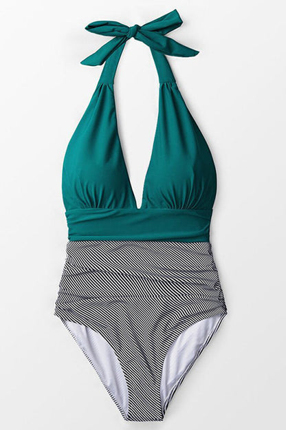 MaisonNox® | Corrigerend Badpak met Buste Ondersteuning en Elegant Bicolor Design