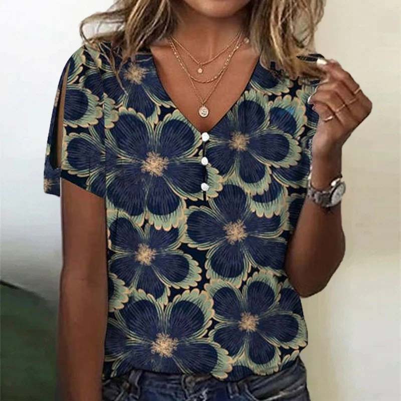 maisonnox® | Vintage blouse met bloemenprint