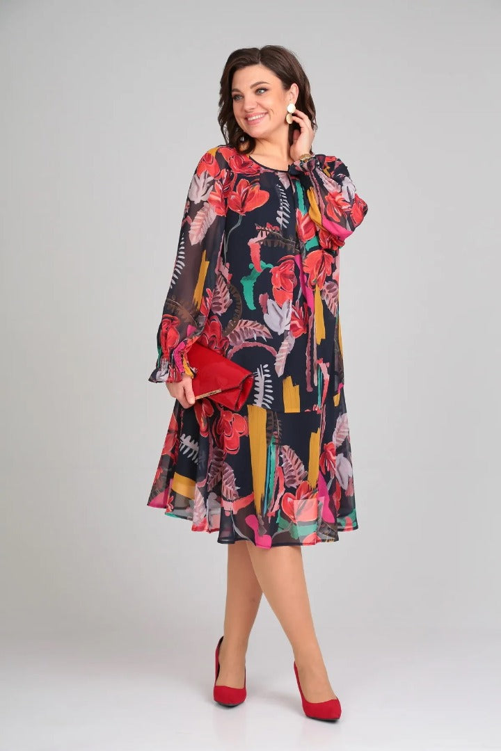 maisonnox® | Mini Jurk met Bloemenprint