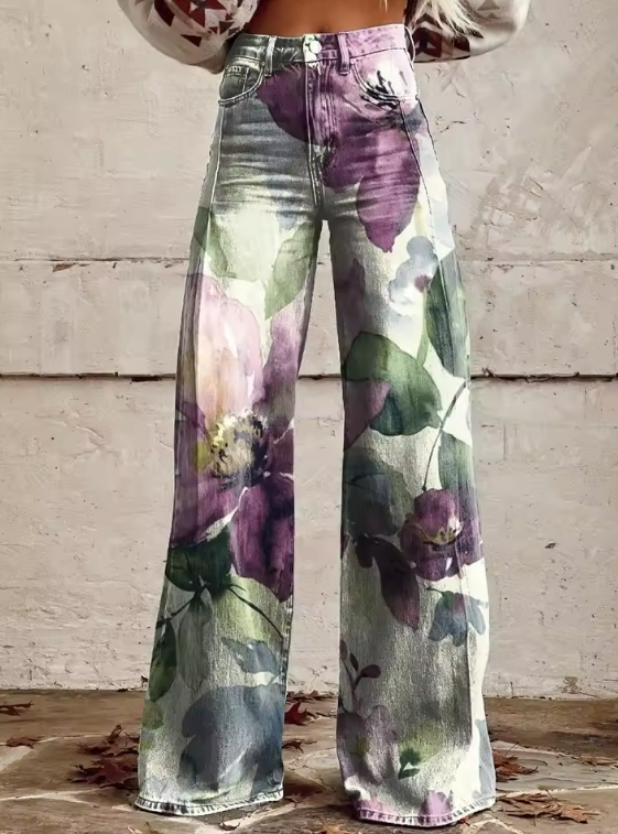 MaisonNox® | Boho Vintage Broek met Unieke en Verfijnde Stijl