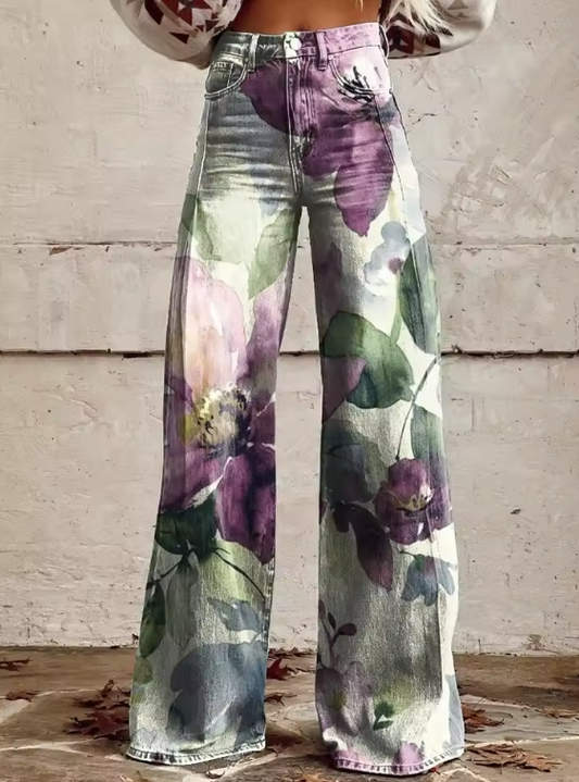 MaisonNox® | Boho Vintage Broek met Unieke en Verfijnde Stijl