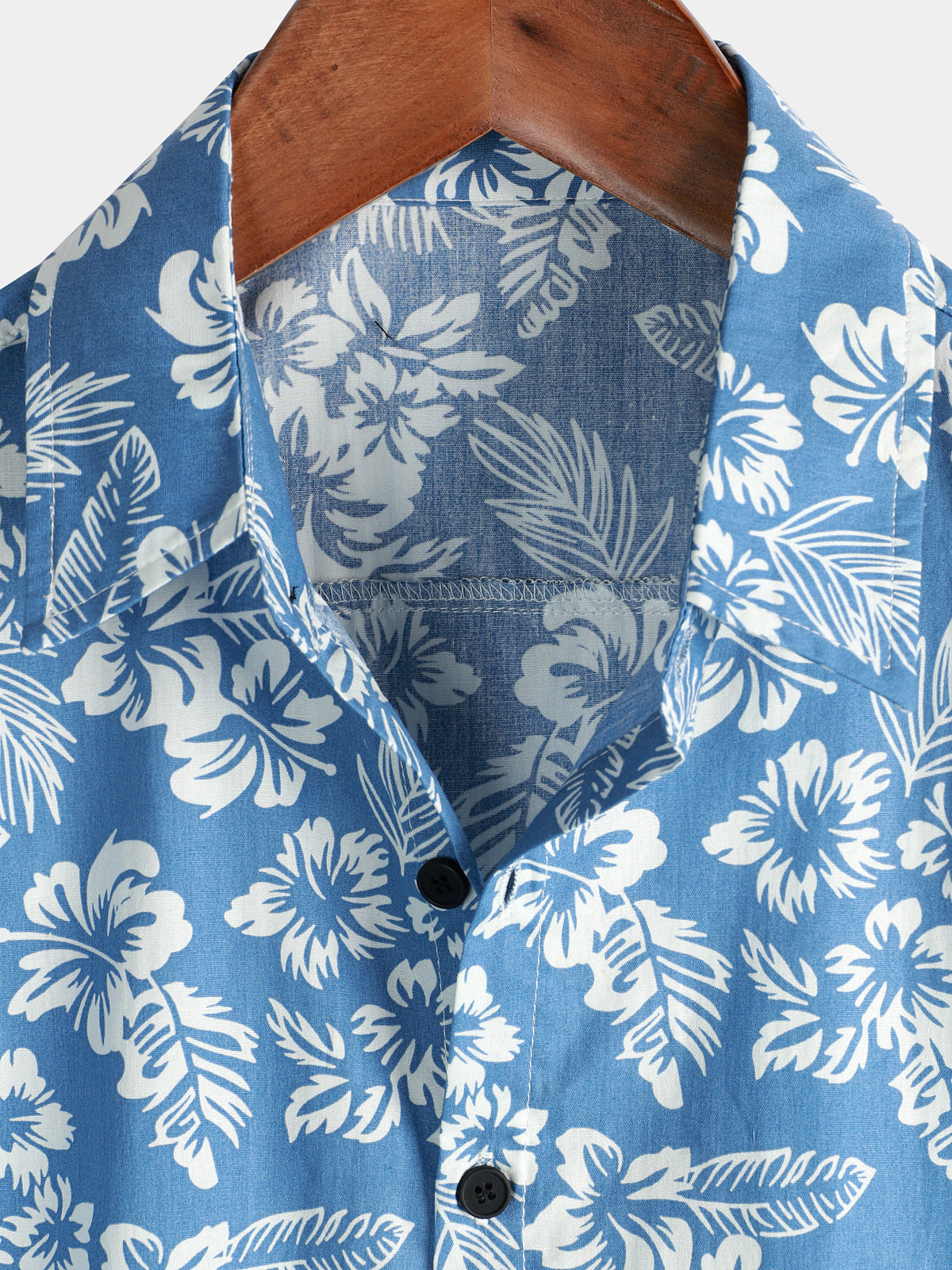 MaisonNox® | Hawaïblouse met korte mouwen en bloemenpatroon