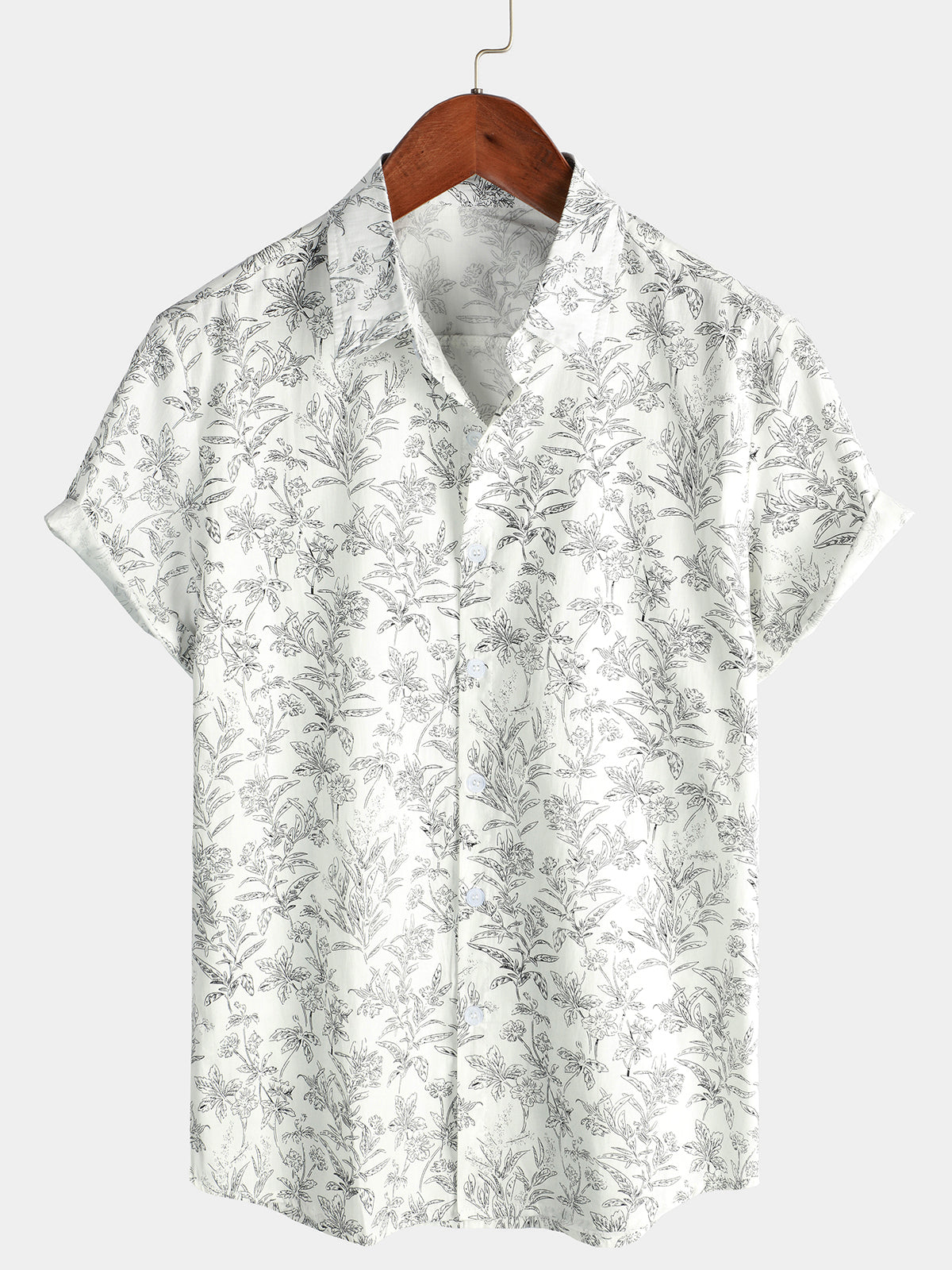 MaisonNox® | Katoenen Hawaii Overhemd met Korte Mouwen