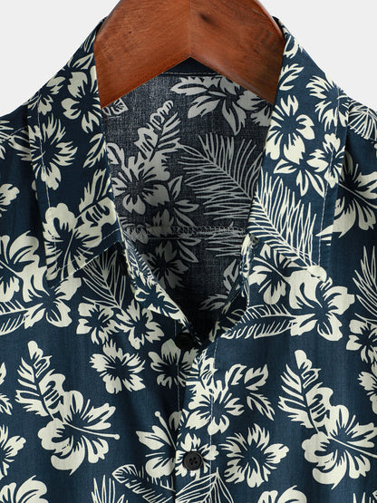 MaisonNox® | Katoenen Hawaii Overhemd met Korte Mouwen