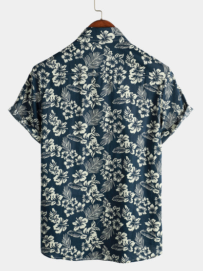 MaisonNox® | Katoenen Hawaii Overhemd met Korte Mouwen