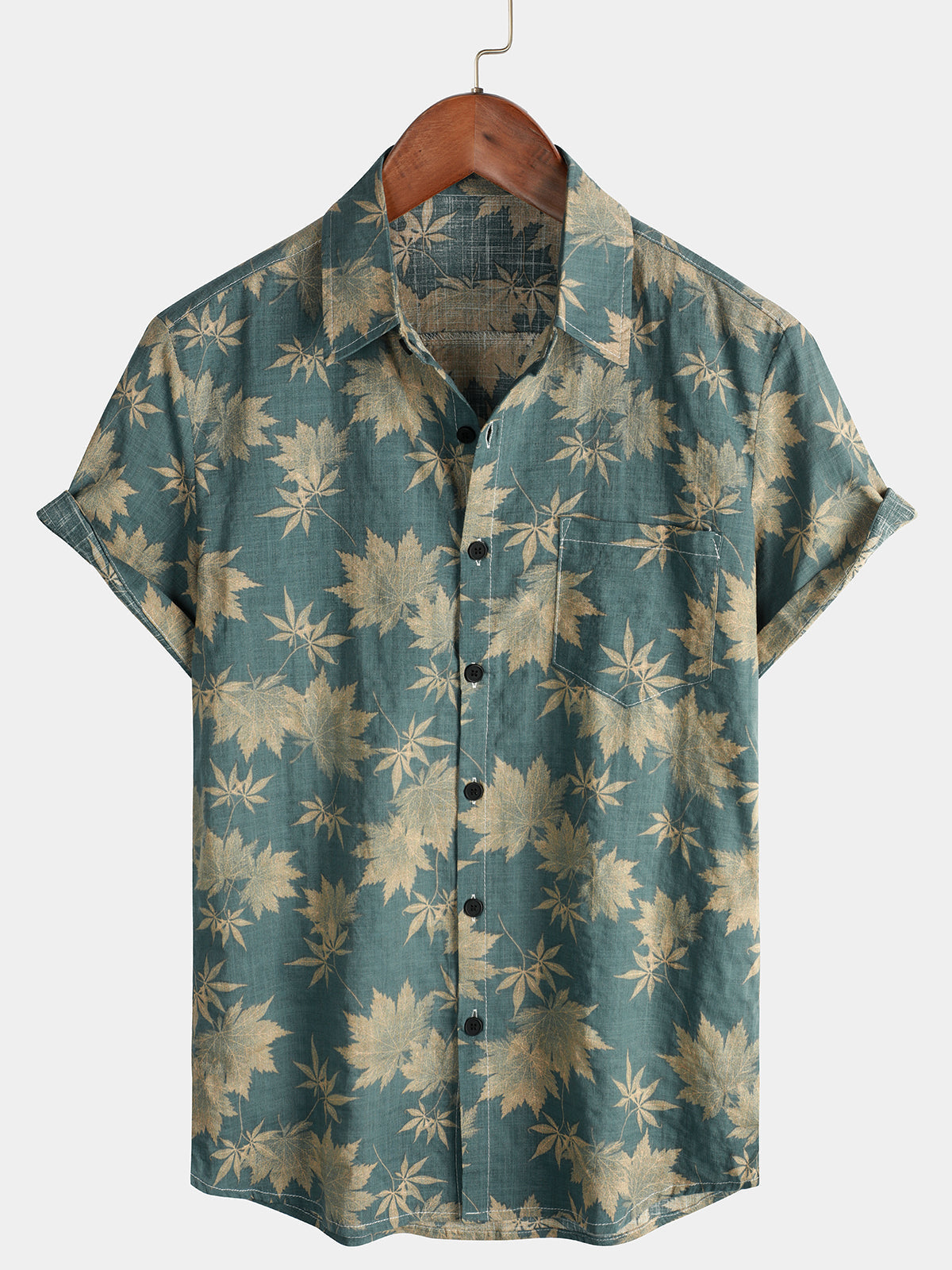 MaisonNox® | Katoenen Hawaii Overhemd met Korte Mouwen