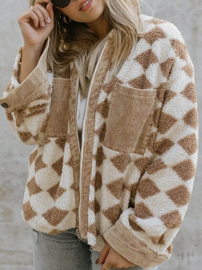 MaisonNox® | Jas met rits van fleece