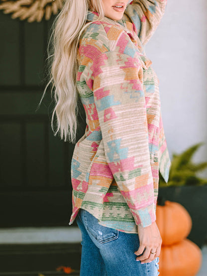 MaisonNox® | Oversized geruite multicolor jas