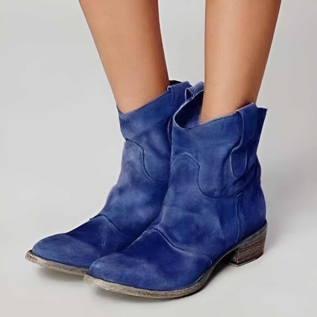 MaisonNox® | Chic Suède Enkellaarsjes