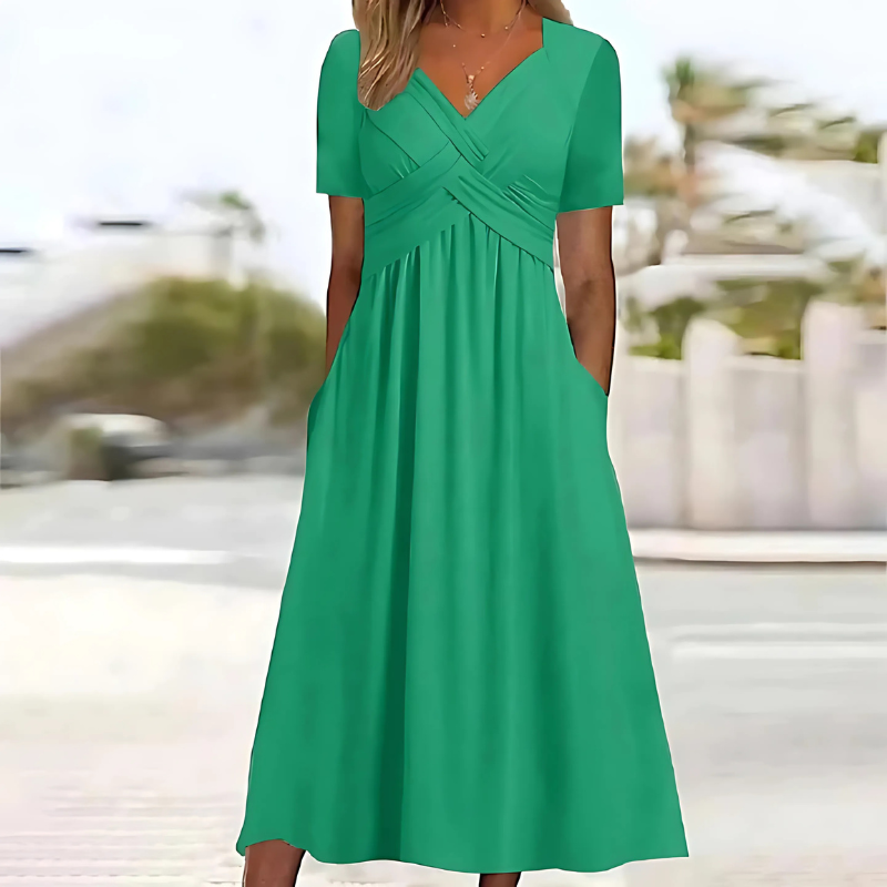 maisonnox® | Elegante Jurk met Flatterende Buikbedekking
