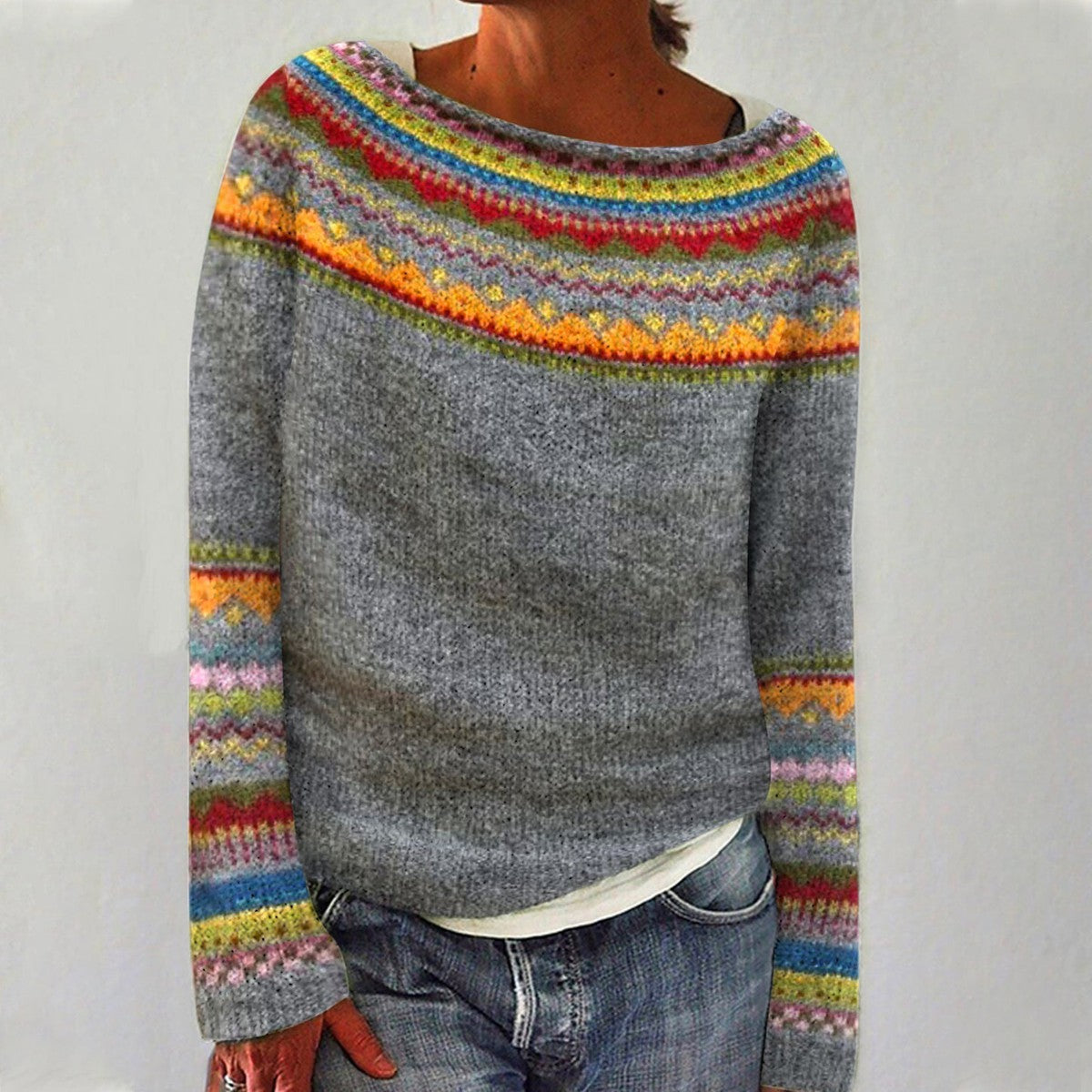 MaisonNox® - Retro Knus Sweater