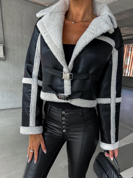 MaisonNox® | Bont leren jas