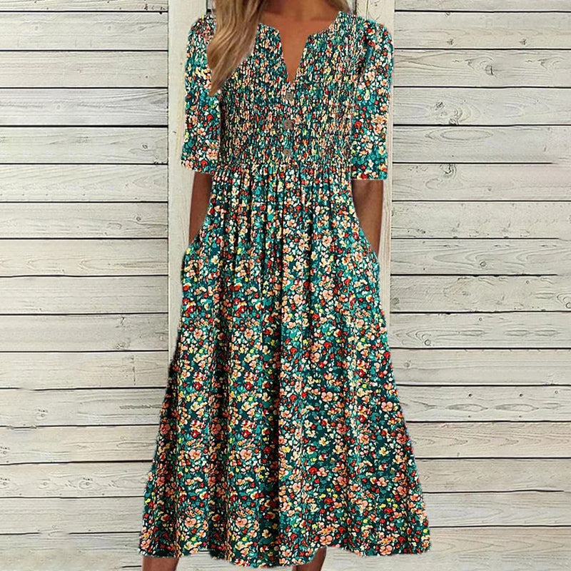 maisonnox® | Vintage bloemenjurk