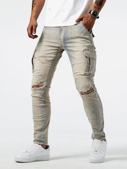 MaisonNox® | Slim Fit Cargo Jeans
